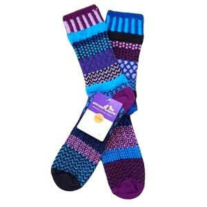NWT Solmate Socks Vermont Garden Series Unisex X-Large
